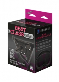 Черный пояс для насадок BEST CLASS STRAP - LOVETOY (А-Полимер) - купить с доставкой в Димитровграде
