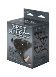 Пояс HARNESS BEST SELECT с вагинальной пробкой - LOVETOY (А-Полимер) - купить с доставкой в Димитровграде