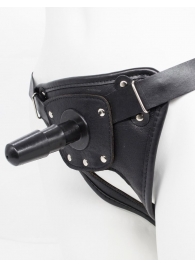 Черный пояс для насадок CLASS STRAP Restyling - LOVETOY (А-Полимер) - купить с доставкой в Димитровграде