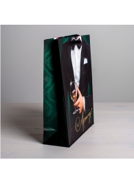 Бумажный пакет «Лучшему!» - 23 х 27 см. - Сима-Ленд - купить с доставкой в Димитровграде