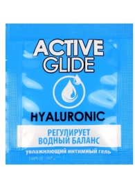 Лубрикант на водной основе Active Glide с гиалуроновой кислотой - 3 гр. - Биоритм - купить с доставкой в Димитровграде