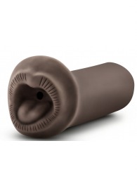 Коричневый мастурбатор-ротик Naughty Nicole - Blush Novelties - в Димитровграде купить с доставкой
