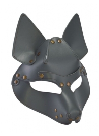 Серая маска Wolf с клепками - Sitabella - купить с доставкой в Димитровграде