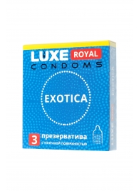 Текстурированные презервативы LUXE Royal Exotica - 3 шт. - Luxe - купить с доставкой в Димитровграде