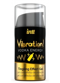 Жидкий интимный гель с эффектом вибрации Vibration! Vodka Energy - 15 мл. - INTT - купить с доставкой в Димитровграде
