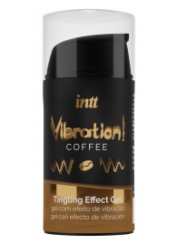 Жидкий интимный гель с эффектом вибрации Vibration! Coffee - 15 мл. - INTT - купить с доставкой в Димитровграде