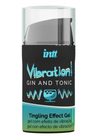 Жидкий интимный гель с эффектом вибрации Vibration! Gin   Tonic - 15 мл. - INTT - купить с доставкой в Димитровграде