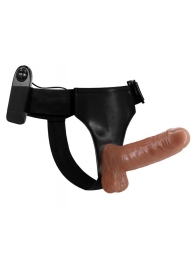 Страпон на трусиках с вибрацией Ultra Passionate Harness - 16 см. - Baile - купить с доставкой в Димитровграде
