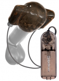 Дымчатый вибростимулятор головки пениса Dual Vibrating Head Teaser - Pipedream - в Димитровграде купить с доставкой