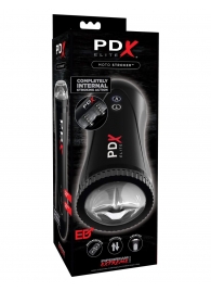 Черный автоматический мастурбатор-ротик Moto Stroker - Pipedream - в Димитровграде купить с доставкой