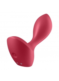 Красный вибромассажёр простаты Satisfyer Backdoor Lover - 14 см. - Satisfyer - в Димитровграде купить с доставкой