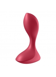 Красный вибромассажёр простаты Satisfyer Backdoor Lover - 14 см. - Satisfyer - в Димитровграде купить с доставкой