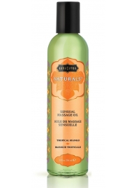 Массажное масло Naturals Tropical Mango с ароматом манго - 236 мл. - Kama Sutra - купить с доставкой в Димитровграде
