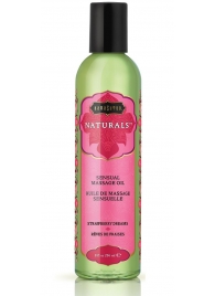 Массажное масло Naturals Strawberry Dreams с ароматом клубники - 236 мл. - Kama Sutra - купить с доставкой в Димитровграде