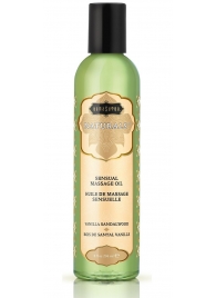 Массажное масло Naturals Vanilla Sandalwood с ароматом ванили и сандала - 236 мл. - Kama Sutra - купить с доставкой в Димитровграде