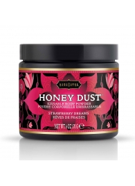 Пудра для тела Honey Dust Body Powder с ароматом клубники - 170 гр. - Kama Sutra - купить с доставкой в Димитровграде
