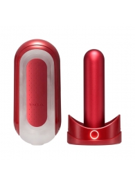 Красный мастурбатор Flip Zero Red   Warmer с подогревом - Tenga - в Димитровграде купить с доставкой