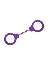 Фиолетовые силиконовые поножи Limitation - Lola Games - купить с доставкой в Димитровграде