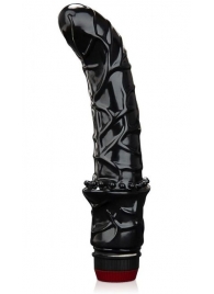 Черный вибромассажер простаты 6  Premium Prostate Massager - BlueLine - в Димитровграде купить с доставкой