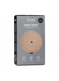 Пеньковая веревка для связывания Hemp Rope - 5 м. - Easy toys - купить с доставкой в Димитровграде