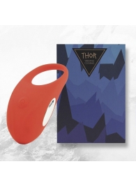 Красное кольцо с вибрацией Thor Cockring - FeelzToys - в Димитровграде купить с доставкой