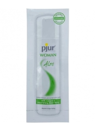 Лубрикант на водной основе pjur WOMAN Aloe - 2 мл. - Pjur - купить с доставкой в Димитровграде