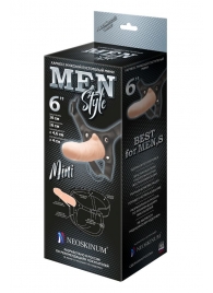 Пустотелый фаллопротез MEN STYLE - 17,5 см. - LOVETOY (А-Полимер) - купить с доставкой в Димитровграде