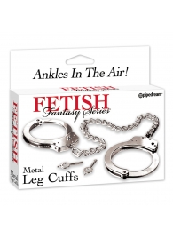 Металлические наручники Metal Leg Cuffs - Pipedream - купить с доставкой в Димитровграде