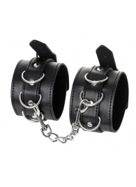 Черные оковы Anonymo из искусственной кожи - ToyFa - купить с доставкой в Димитровграде
