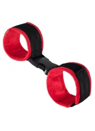 Красно-черные велюровые оковы Anonymo - ToyFa - купить с доставкой в Димитровграде