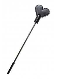 Черный стек со шлепком в форме сердца Anonymo - 35 см. - ToyFa - купить с доставкой в Димитровграде