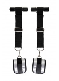 Черно-серебристые фиксаторы для рук на дверь Anonymo - ToyFa - купить с доставкой в Димитровграде