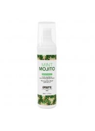 Разогревающее массажное масло с ароматом мохито Gourmet Mint Mojito - 50 мл. - Exsens - купить с доставкой в Димитровграде