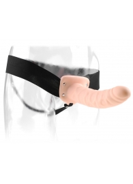 Полый страпон 8  Hollow Strap-On телесного цвета - 19 см. - Pipedream - купить с доставкой в Димитровграде