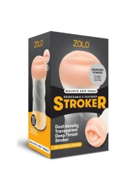 Мастурбатор-ротик ZOLO DEEP THROAT - Zolo - в Димитровграде купить с доставкой