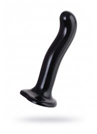 Черный стимулятор для пар P G-Spot Dildo Size L - 19 см. - Strap-on-me - в Димитровграде купить с доставкой