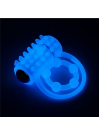 Голубое, светящееся в темноте виброкольцо Lumino Play Vibrating Penis Ring - Lovetoy - в Димитровграде купить с доставкой