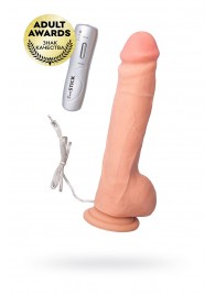 Реалистичный вибратор TOYFA RealStick Elite Vibro - 24 см. - ToyFa