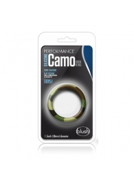 Эрекционное кольцо камуфляжной расцветки Silicone Camo Cock Ring - Blush Novelties - в Димитровграде купить с доставкой