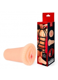 Реалистичный мастурбатор-вагина телесного цвета с вибрацией - Bior toys - в Димитровграде купить с доставкой