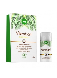 Возбуждающий гель с ароматом кокоса Vibration Coconut - 15 мл. - INTT - купить с доставкой в Димитровграде