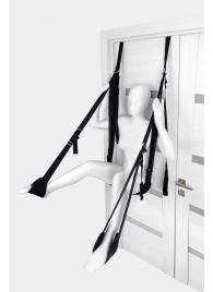 Черные секс-качели на дверь Anonymo №0505 - ToyFa - купить с доставкой в Димитровграде