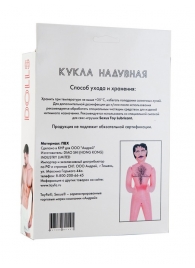 Надувная секс-кукла мужского пола - ToyFa - в Димитровграде купить с доставкой