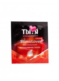 Разогревающий гель-лубрикант Stimulove Strong в одноразовой упаковке - 4 гр. - Биоритм - купить с доставкой в Димитровграде