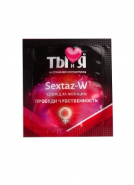 Возбуждающий крем для женщин Sextaz-W в одноразовой упаковке - 1,5 гр. - Биоритм - купить с доставкой в Димитровграде