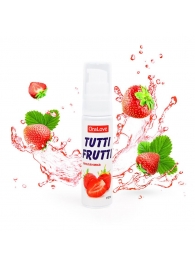 Гель-смазка Tutti-frutti с земляничным вкусом - 30 гр. - Биоритм - купить с доставкой в Димитровграде