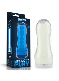 Светящийся в темноте мастурбатор Lumino Play Masturbator Ribbed - Lovetoy - в Димитровграде купить с доставкой