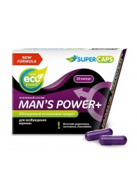 Возбуждающее средство для мужчин Mans Power plus - 10 капсул (0,35 гр.) +1 в подарок - SuperCaps - купить с доставкой в Димитровграде