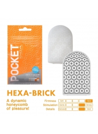Карманный мастурбатор HEXA-BRICK - Tenga - в Димитровграде купить с доставкой