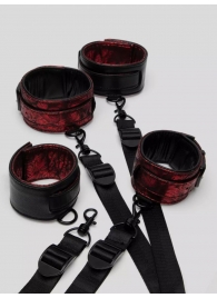 Изысканный набор фиксаций на кровати Reversible Under Mattress Restraint Set - Fifty Shades of Grey - купить с доставкой в Димитровграде